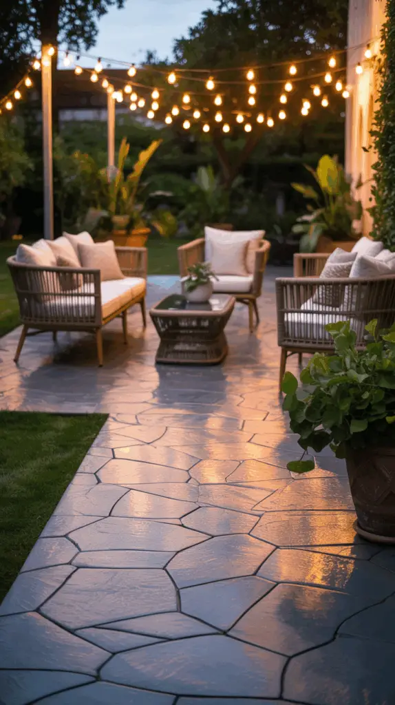 Sophisticated Ideas for Styling Your Stamped Concrete Patio for Outdoor Entertaining