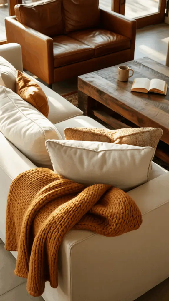 Warm Living Room Ideas That Combine Style and Comfort: Creating a Cozy, Elegant Space 2 Warm Living Room Ideas That Combine Style and Comfort: Creating a Cozy, Elegant Space