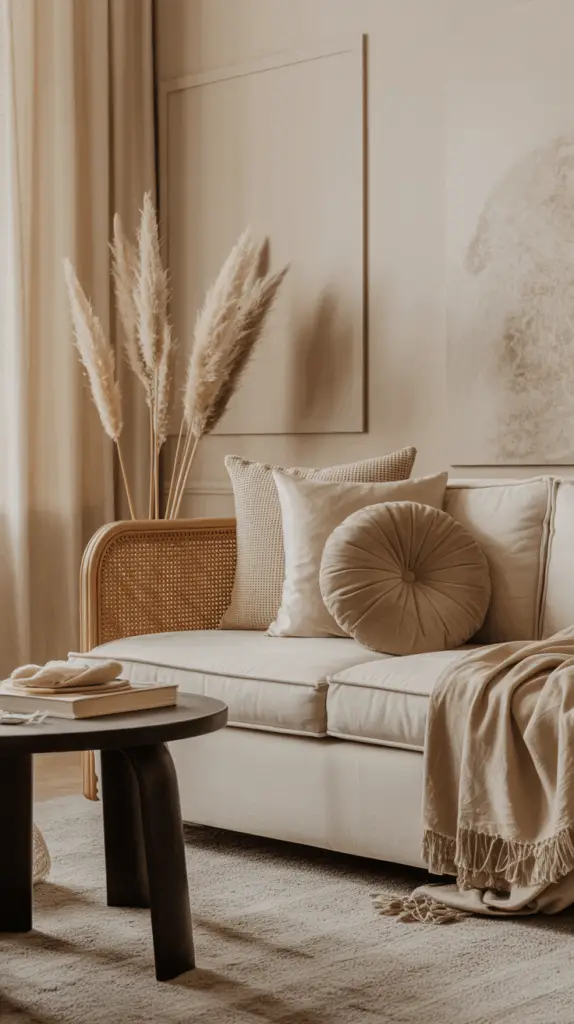 Elegant Beige and Black Living Room Decor Ideas for a Sophisticated Modern Vibe