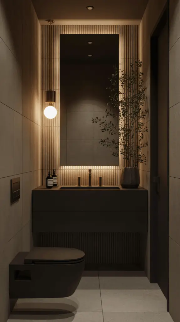 Creative Dark Small Bathroom Ideas for Narrow Spaces: Elegant Design Solutions That Shine