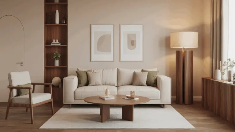 Picture of Modern Hygge Living Room: How to Blend Minimalist Warmth with a ...