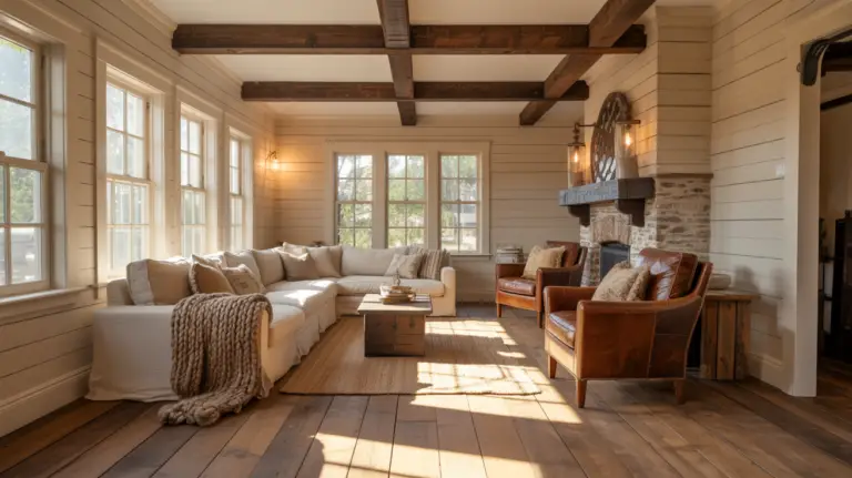 Rustic Farmhouse Style House Ideas for Cozy Living: Warm Design Tips ...