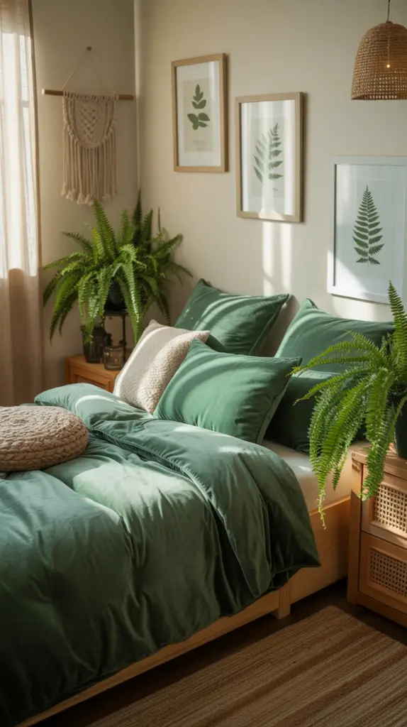 Small Bedroom Green Ideas to Make Your Space Feel Bigger and More Serene