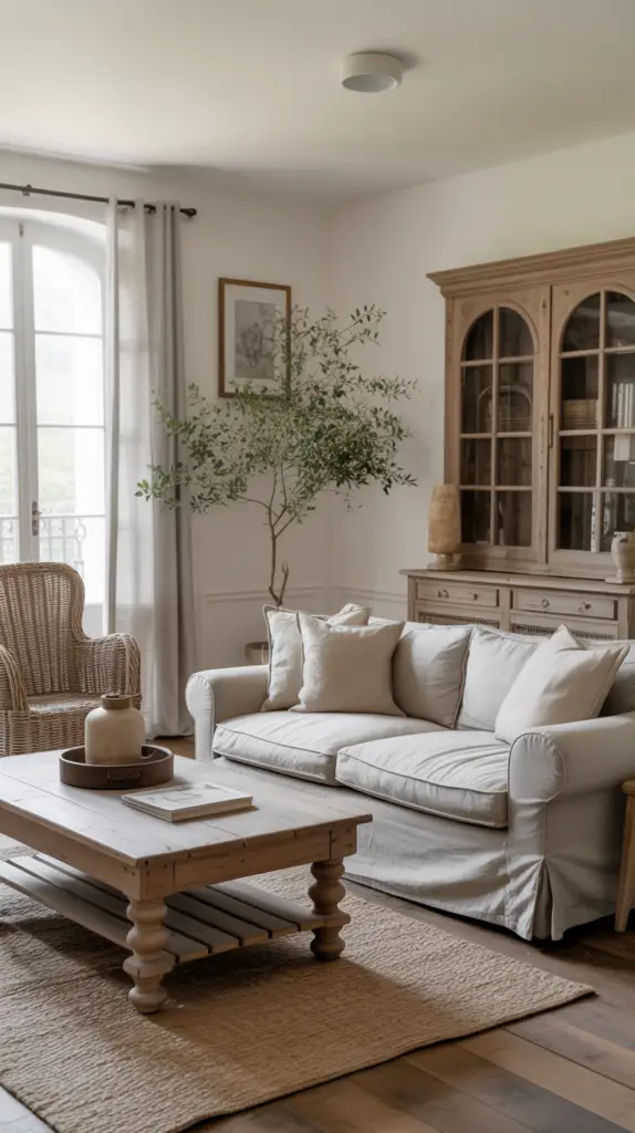 How to Style a Modern French Country Living Room with Rustic Charm 2 How to Style a Modern French Country Living Room with Rustic Charm