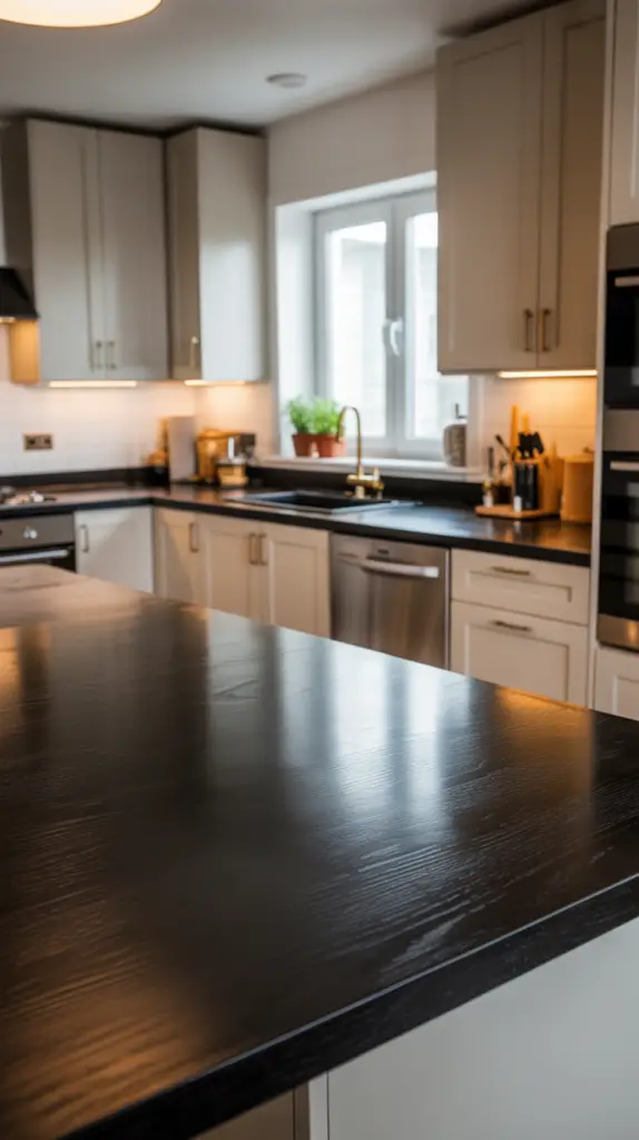 Stylish Black Countertops Kitchen Ideas for Every Budget: Modern, Chic, and Achievable Designs 2 Stylish Black Countertops Kitchen Ideas for Every Budget: Modern, Chic, and Achievable Designs