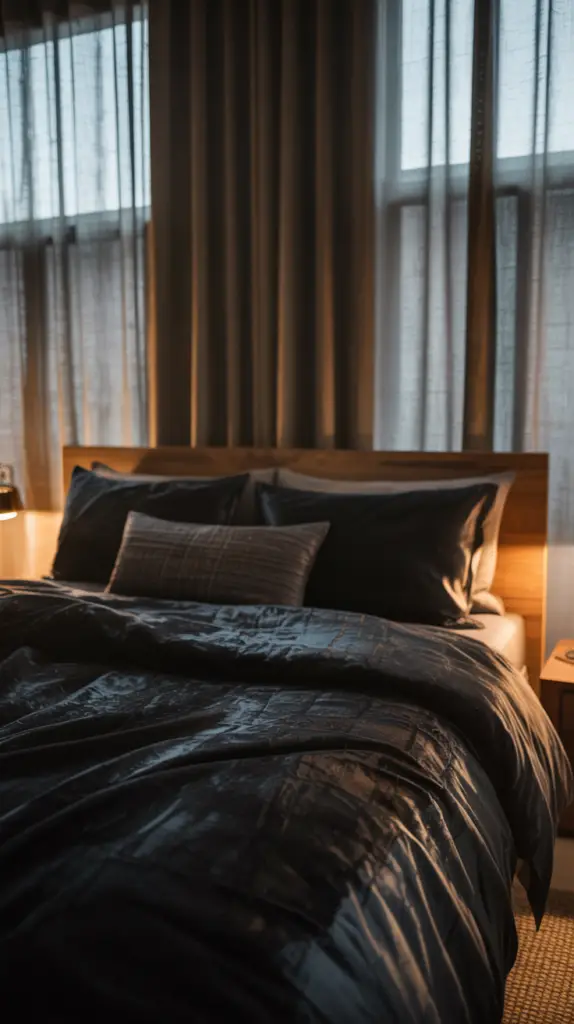 Moody Gray and Black Bedroom Ideas to Create a Bold and Dramatic Space