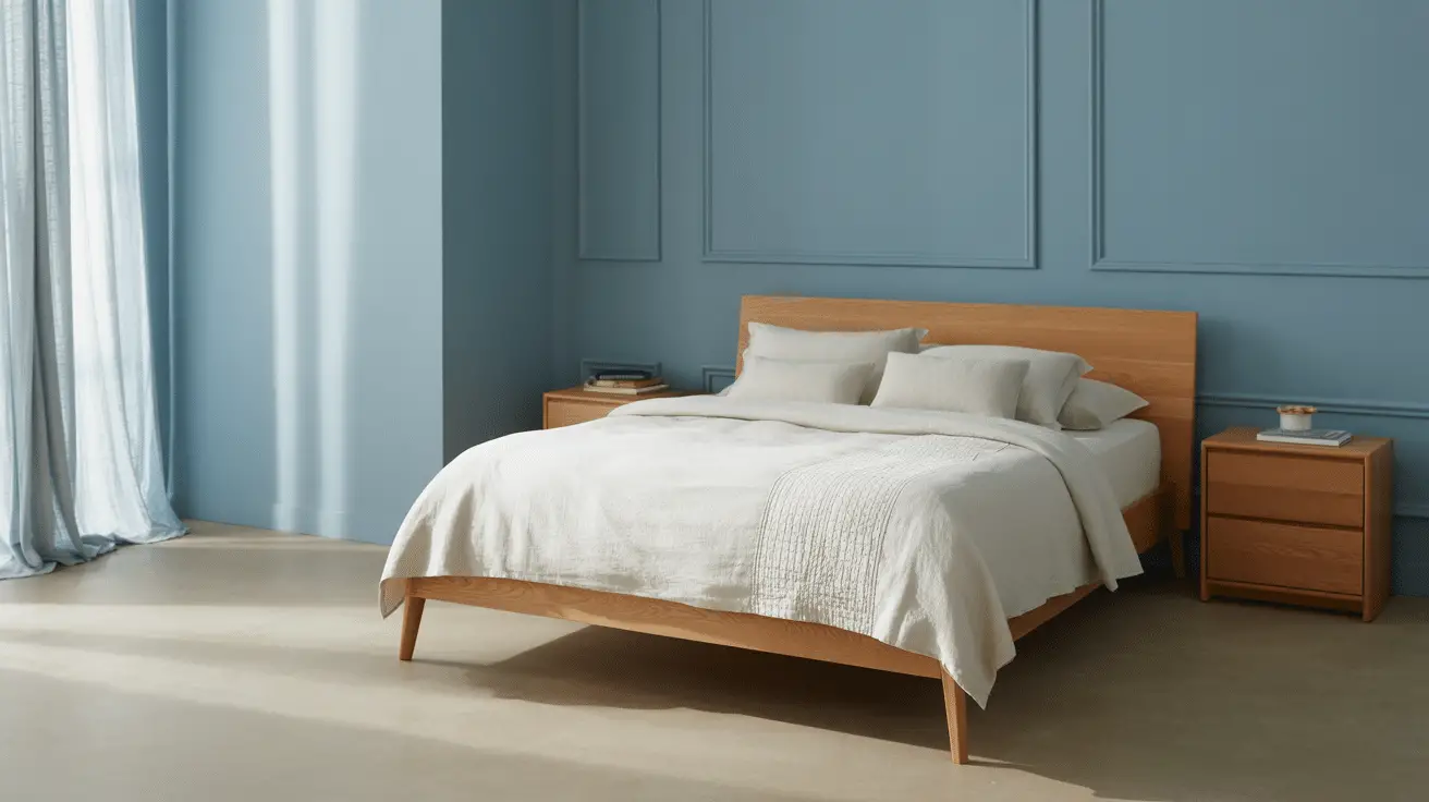 Modern French Blue Bedroom Ideas for a Clean Minimal Style: Elegant Simplicity with a Touch of Color