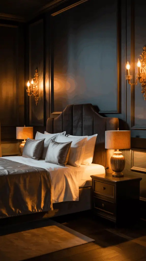 Dark Elegance Made Simple: How to Style a Sophisticated Bedroom with Minimal Decor 2 Dark Elegance Made Simple: How to Style a Sophisticated Bedroom with Minimal Decor