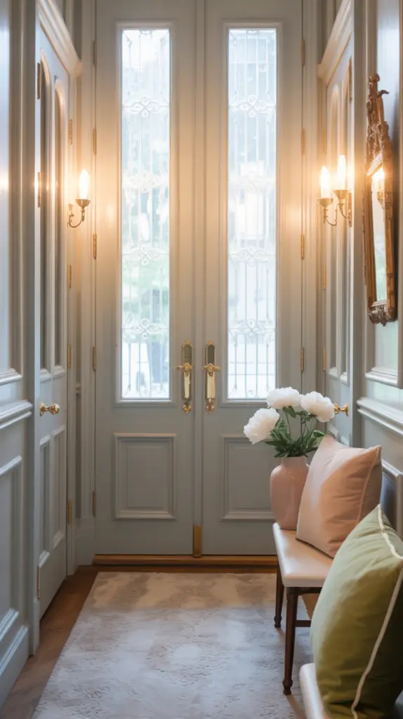 Small Space Double Door Entryway Solutions for a Stylish and Functional Home 2 Small Space Double Door Entryway Solutions for a Stylish and Functional Home