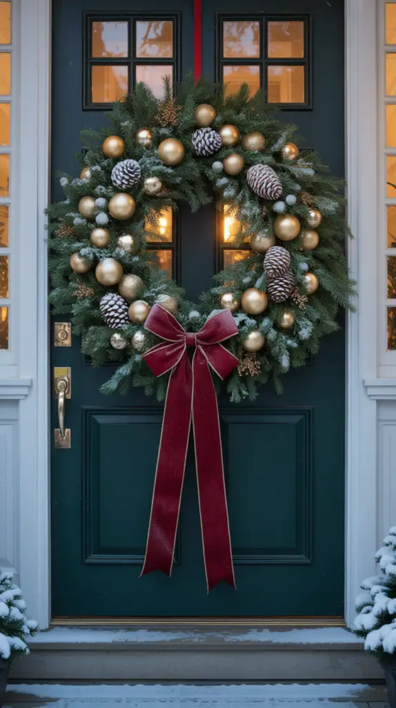 Elegant Winter Door Decorations to Welcome the Season: Create a Warm and Inviting Entrance 2 Elegant Winter Door Decorations to Welcome the Season: Create a Warm and Inviting Entrance