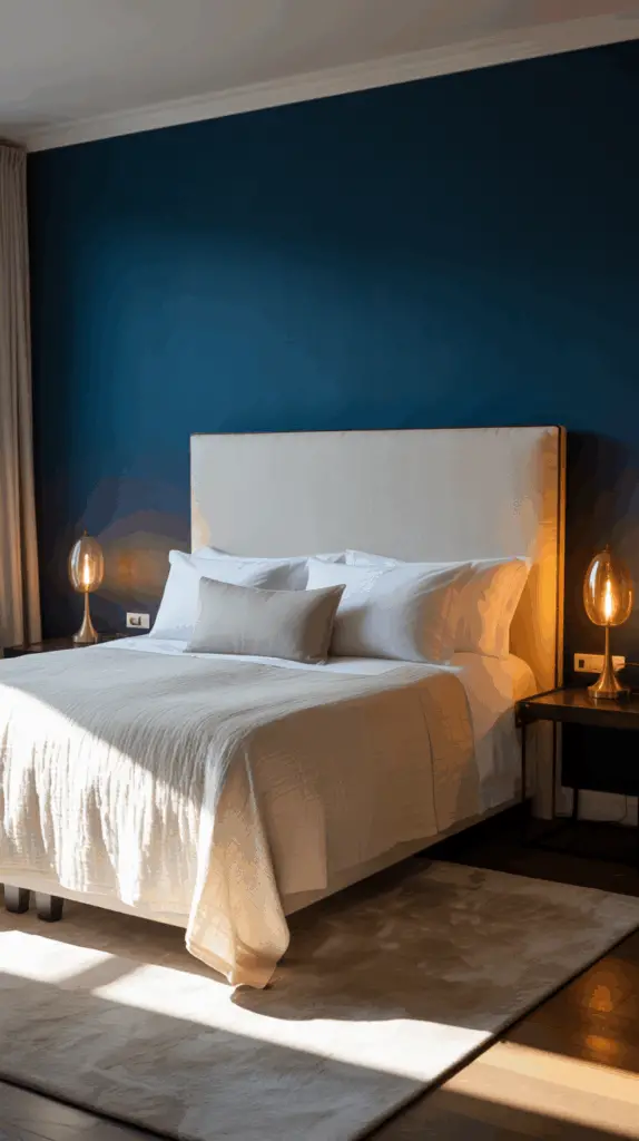Transform Your Space with a Blue and Gold Bedroom Style: Timeless Elegance and Modern Luxury 2 Transform Your Space with a Blue and Gold Bedroom Style: Timeless Elegance and Modern Luxury