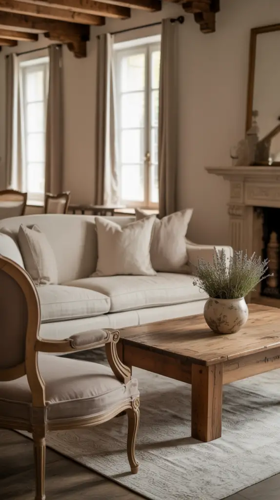 Modern French Country Living Room Style for Stunning Interiors: Timeless Elegance with a Contemporary Twist 2 Modern French Country Living Room Style for Stunning Interiors: Timeless Elegance with a Contemporary Twist