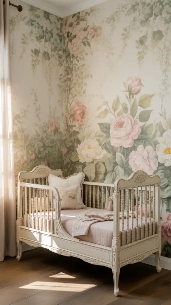 Beautiful Vintage Floral Nursery Ideas for New Parents Who Love Timeless Charm 2 Beautiful Vintage Floral Nursery Ideas for New Parents Who Love Timeless Charm
