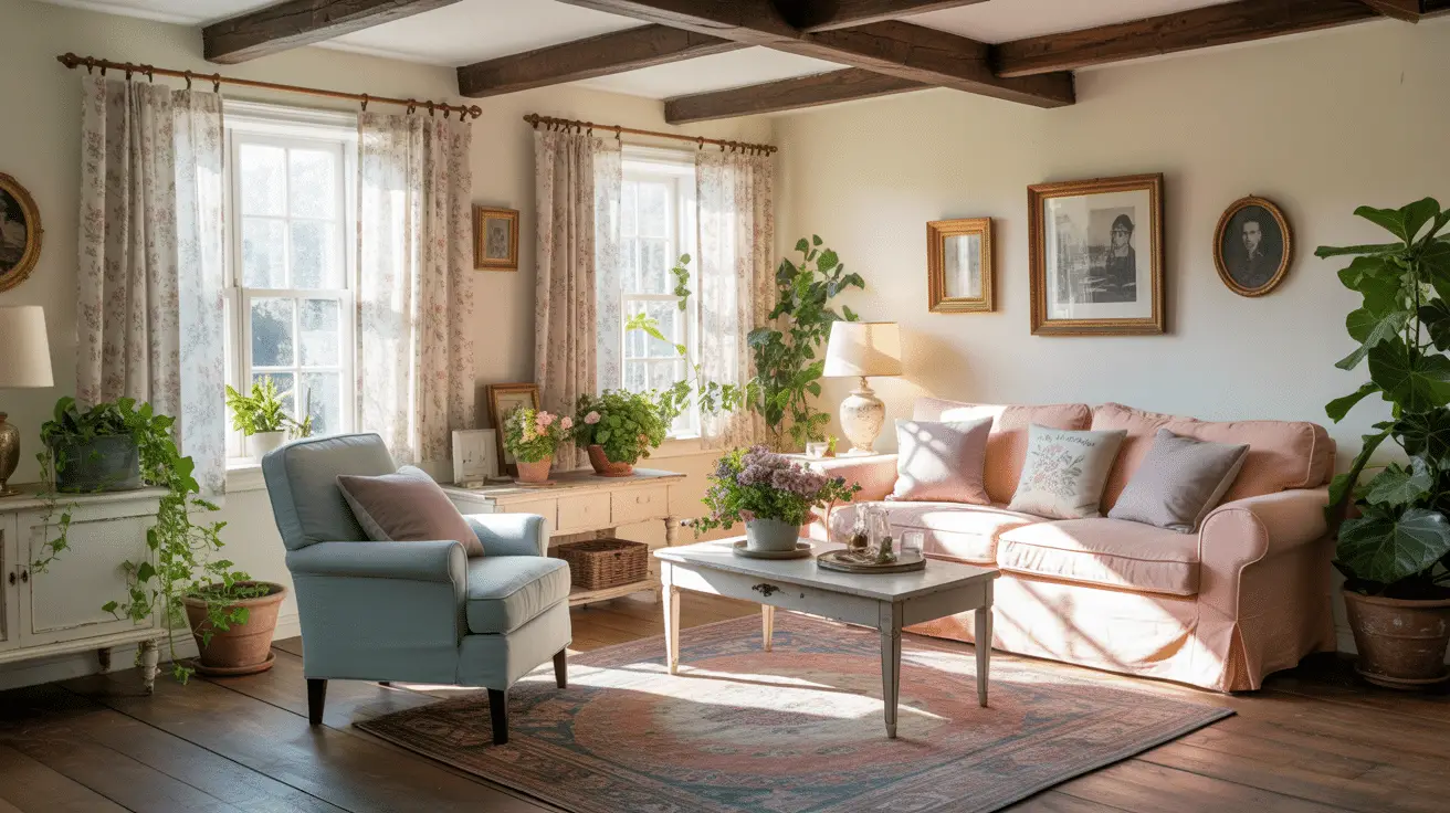 Cottagecore Curtains Living Room Ideas for Soft, Whimsical, and Timeless Charm