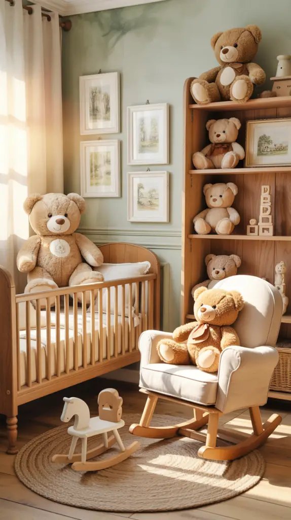 Teddy Bear Nursery Bedroom Ideas for Newborns: Cozy, Classic, and Adorable Design Inspiration 2 Teddy Bear Nursery Bedroom Ideas for Newborns: Cozy, Classic, and Adorable Design Inspiration