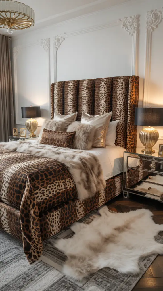 Cheetah Bedroom Inspiration with a Glam Touch: Bold, Stylish, and Fiercely Sophisticated Design Ideas 2 Cheetah Bedroom Inspiration with a Glam Touch: Bold, Stylish, and Fiercely Sophisticated Design Ideas