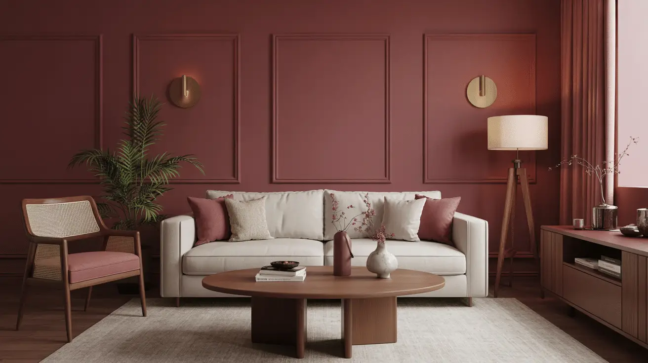 Cozy Burgundy Living Room Ideas for Stylish Interiors: Warm, Elegant ...
