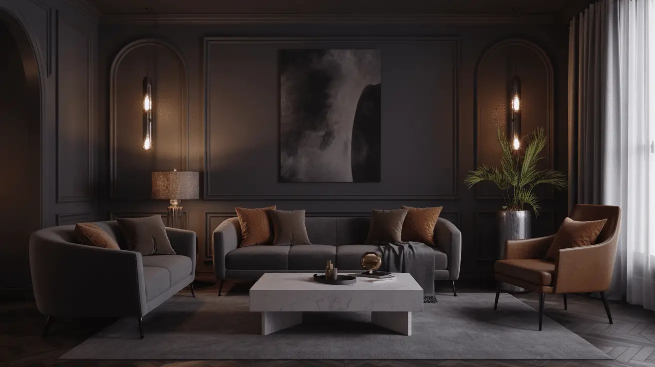 Dark Moody Living Room Ideas for Stylish Home Decor: Bold ...