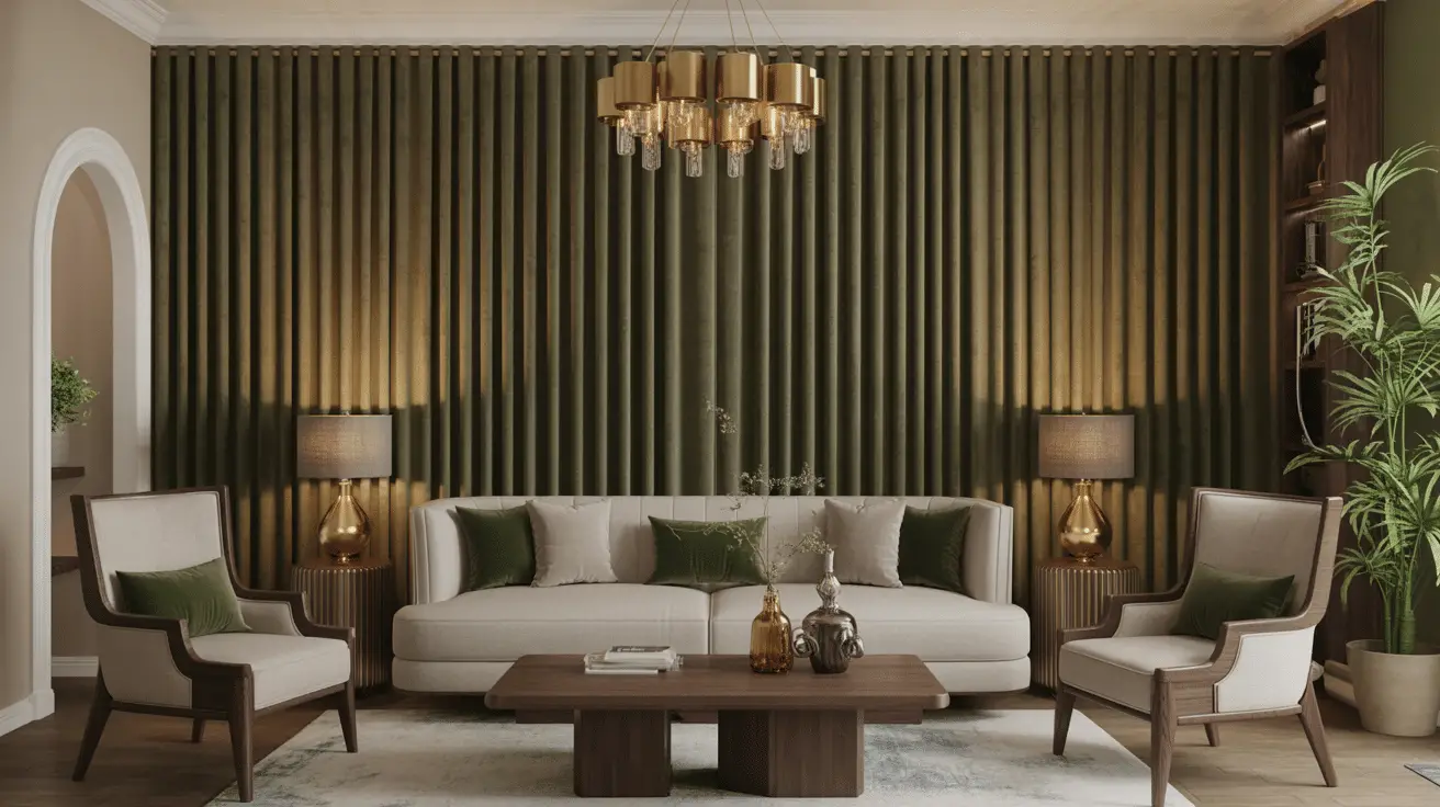 Dark Green Curtains Living Room Inspiration for a Bold and Elegant Home Transformation