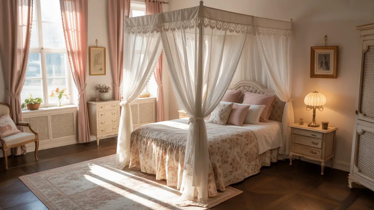 Vintage Bed Curtains Ideas for Charming, Romantic, and Timeless Bedroom Décor