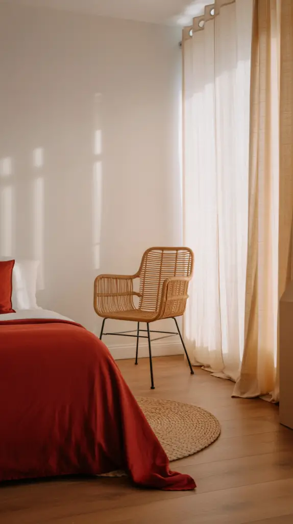 Minimalist Red Bedroom Ideas for a Simple Yet Bold Style: How to Create a Striking Yet Serene Space