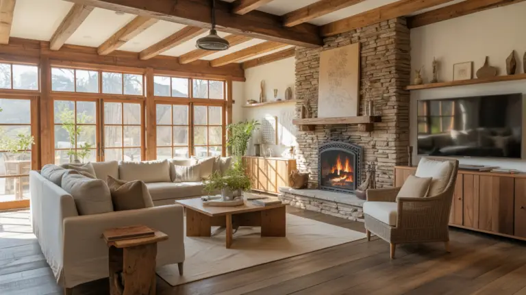 Rustic Living Room Ideas for a Beautiful Family Space: Cozy, Charming ...