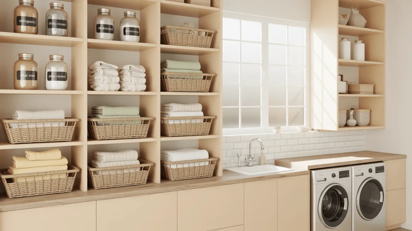 Open Laundry Room Shelves for Stylish Storage: Smart, Beautiful Ways to Organize Your Space