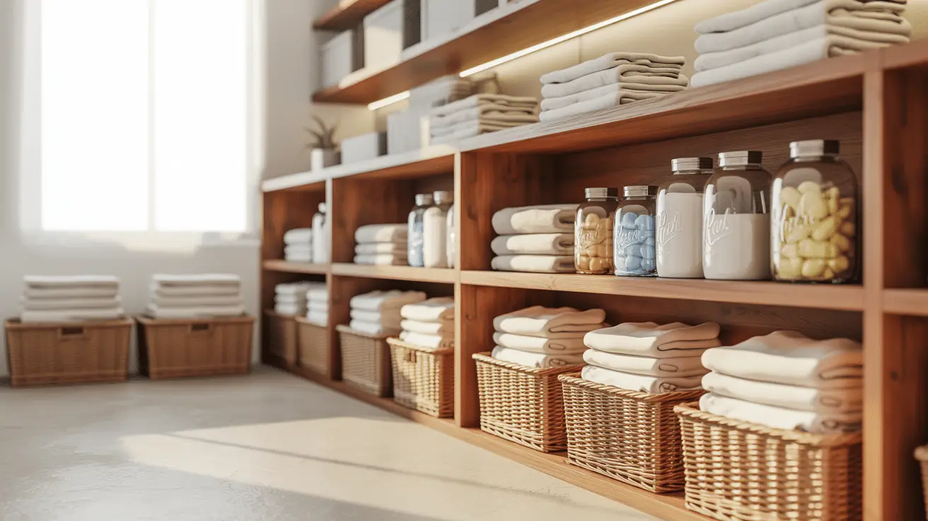 Laundry Room Shelves Ideas That Blend Style and Function for a Beautifully Organized Space