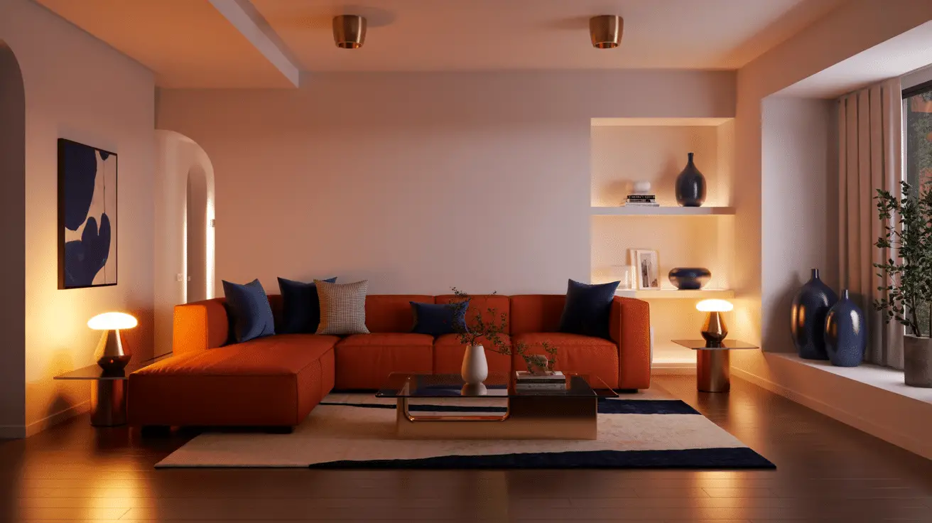 Unique Ways to Decorate with an Orange Couch for Bold, Stylish, and Modern Interiors