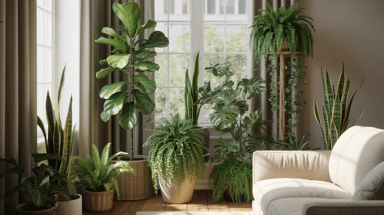 How to Decorate with Living Room Plants: Stylish Indoor Greenery Ideas for Modern Homes
