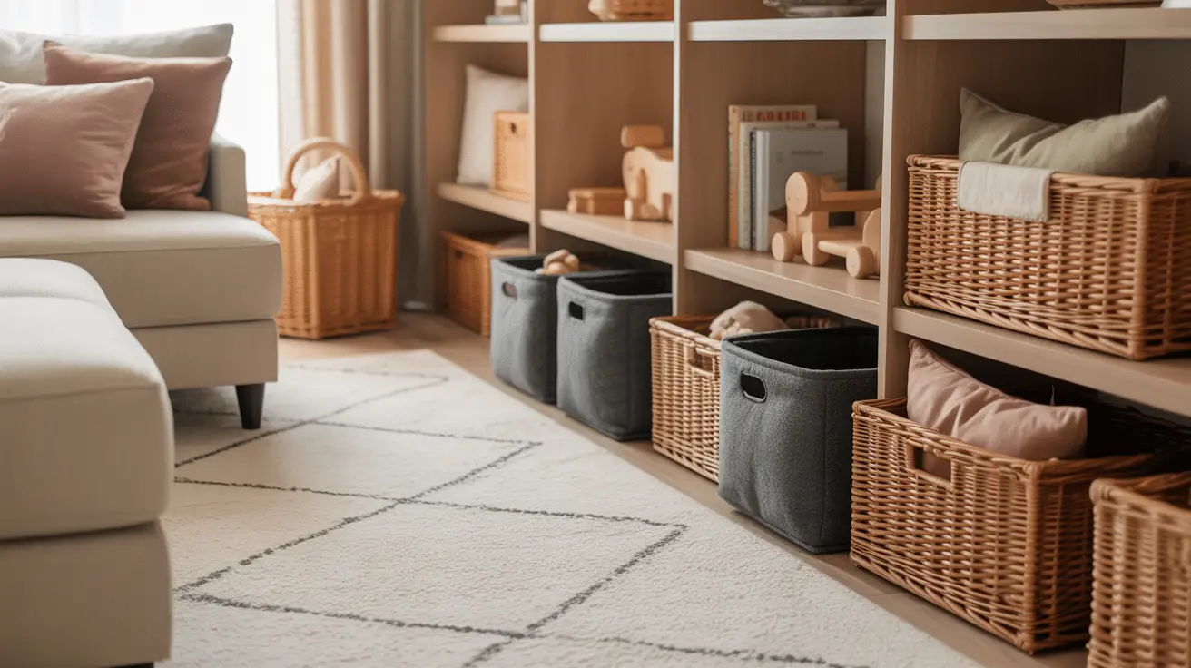 Creative Toy Storage Ideas for Stylish and Organized Living Rooms