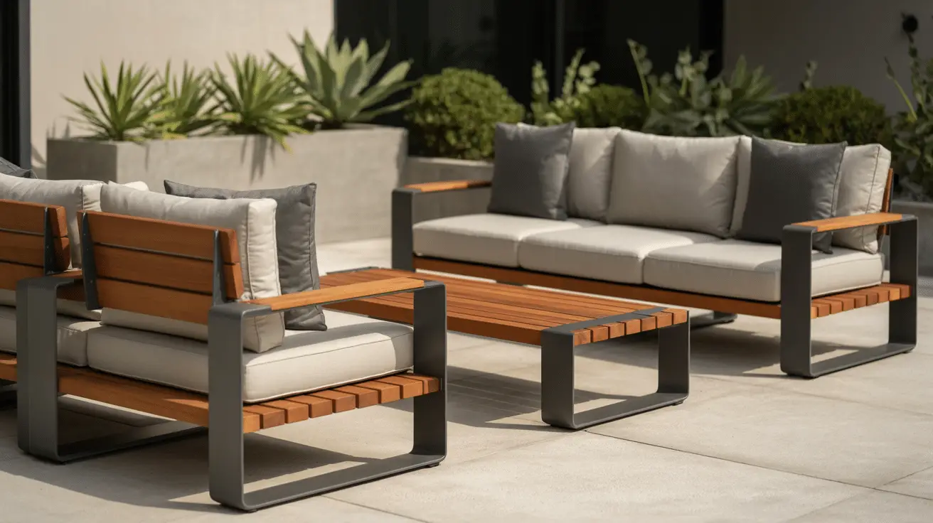 Modern Patio Furniture Ideas for Elegant Outdoor Living: Stylish, Functional, and Luxuriously Comfortable Designs