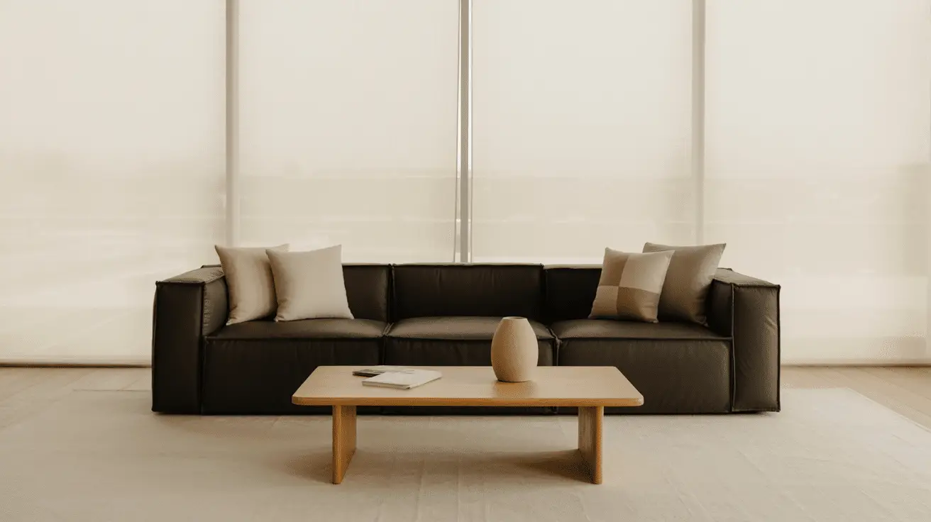 Dark Gray Couch Living Room Ideas for Modern, Minimalist Home Design