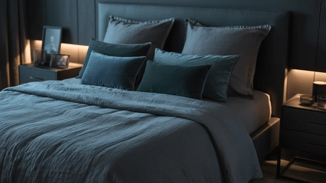 Dark Bedroom Ideas with Moody Bedding Sets for a Sophisticated and Dramatic Retreat