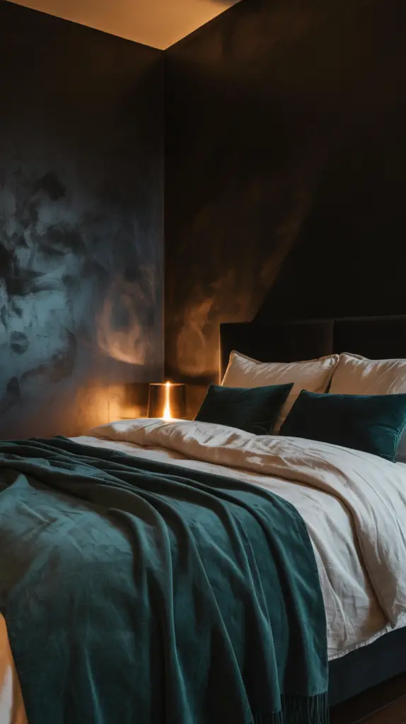 Dark Bedroom Ideas with Moody Bedding Sets for a Sophisticated and Dramatic Retreat 2 Dark Bedroom Ideas with Moody Bedding Sets for a Sophisticated and Dramatic Retreat