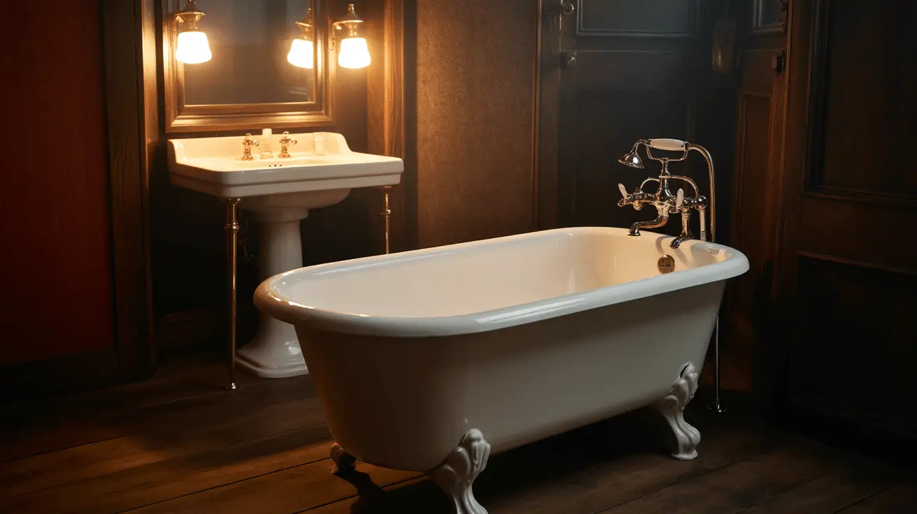 Moody Vintage Bathroom Ideas with Antique Touches for Timeless, Dramatic Interiors