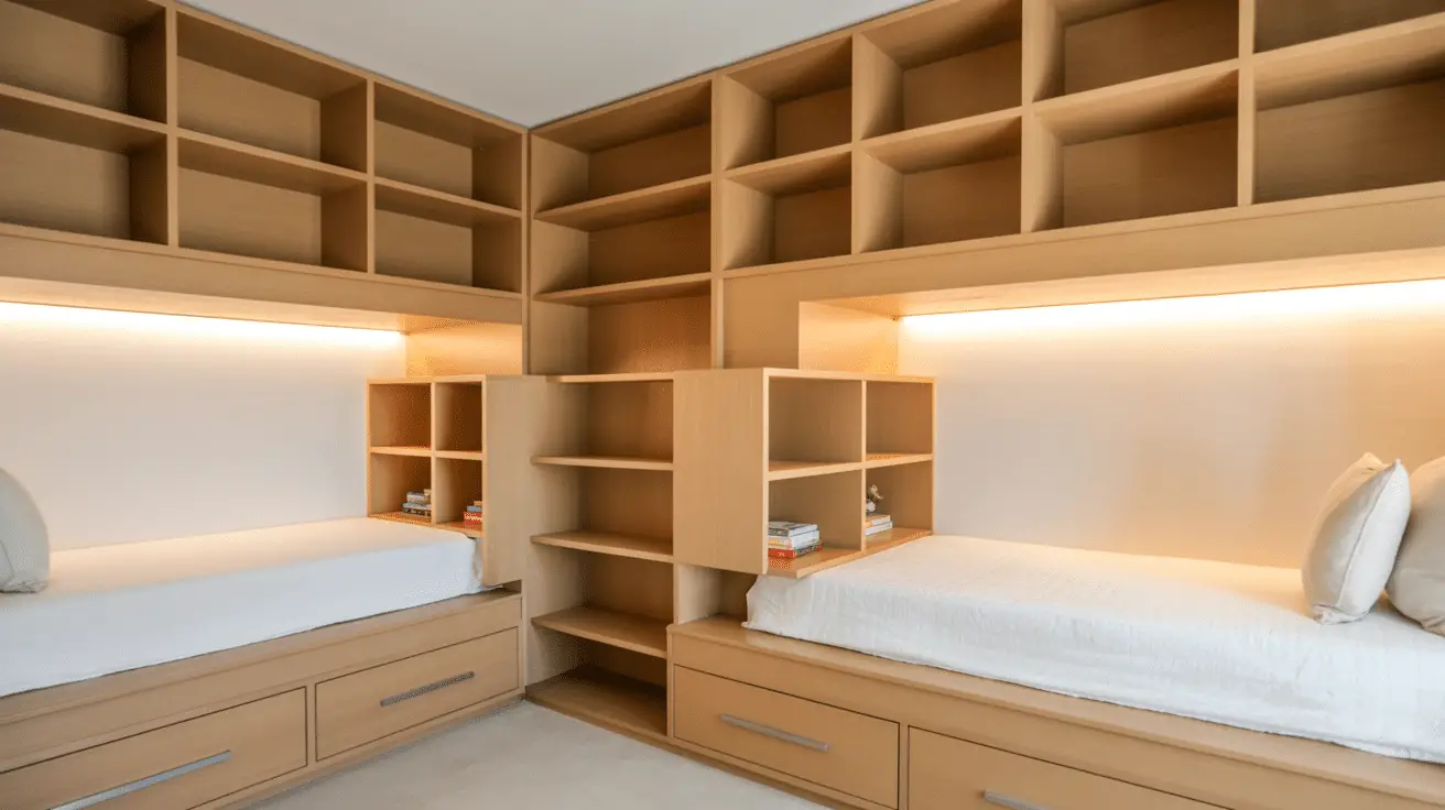 Bunk Bedroom Ideas with Smart Storage Solutions: Creative Ways to Maximize Space and Style