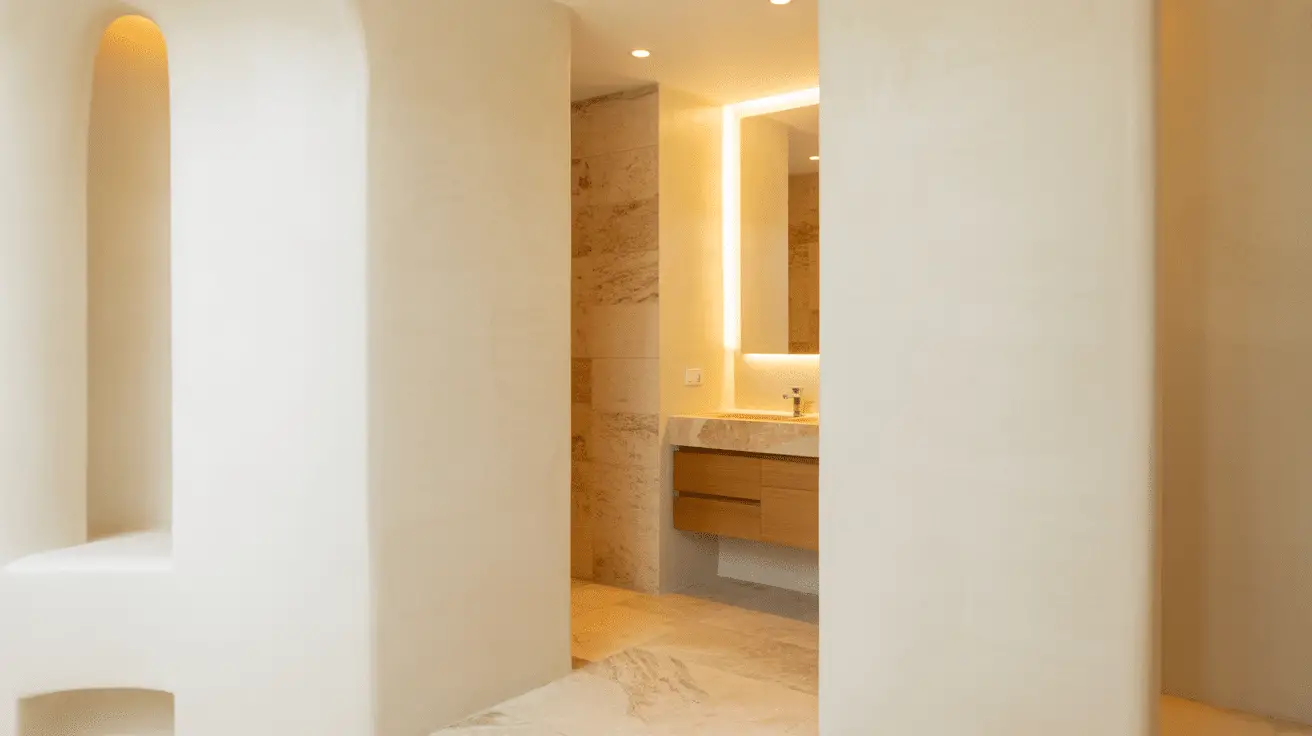 Modern Warm White Bathroom Ideas for Elegant and Timeless Interiors