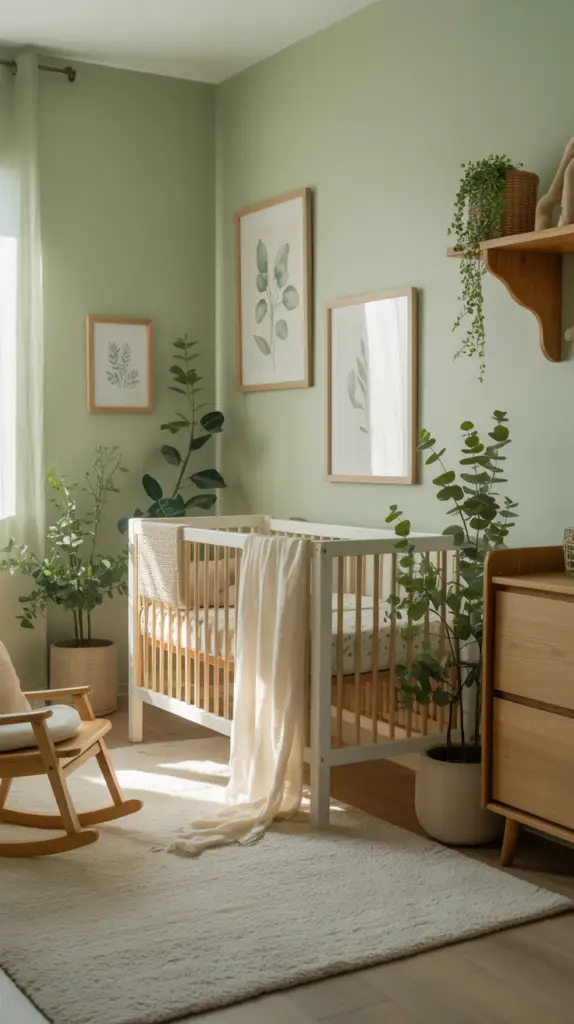 Green Nursery Ideas for a Calm and Stylish Baby Room That Feels Naturally Serene 2 Green Nursery Ideas for a Calm and Stylish Baby Room That Feels Naturally Serene