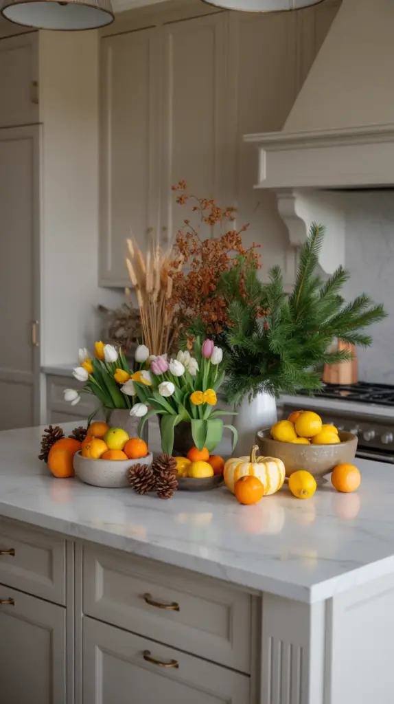 Kitchen Island Styling with Seasonal Decor Touches for a Fresh and Stylish Home 2 Kitchen Island Styling with Seasonal Decor Touches for a Fresh and Stylish Home