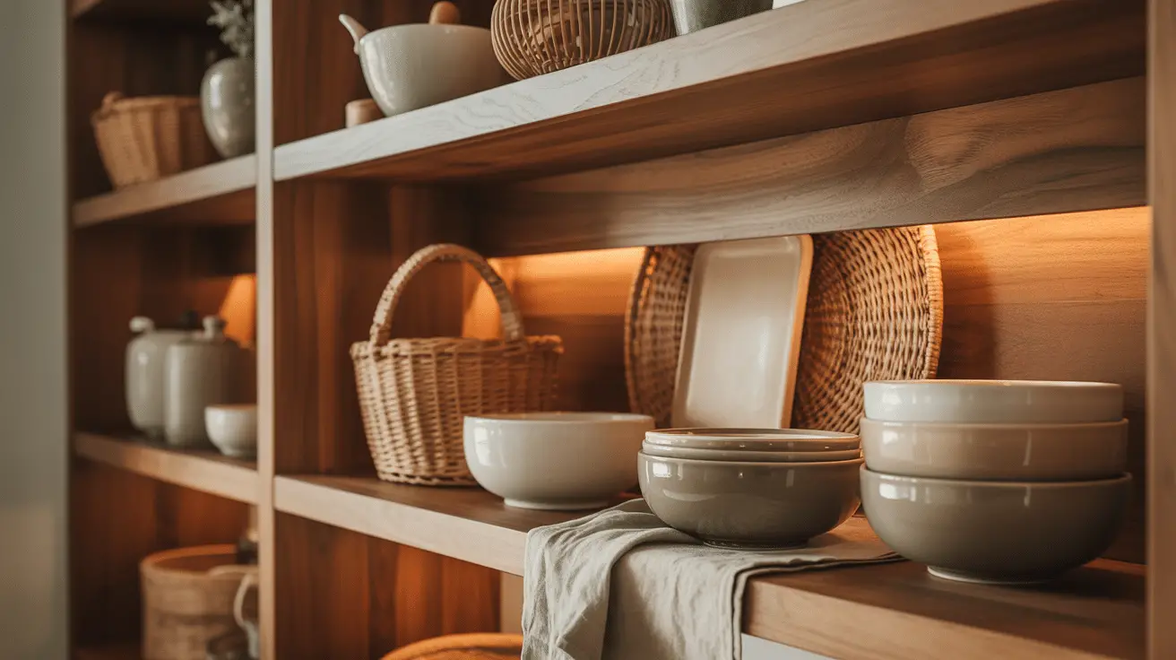 Warm and Cozy Ideas for Styling Kitchen Shelves: Elevate Your Space with Comfort and Charm