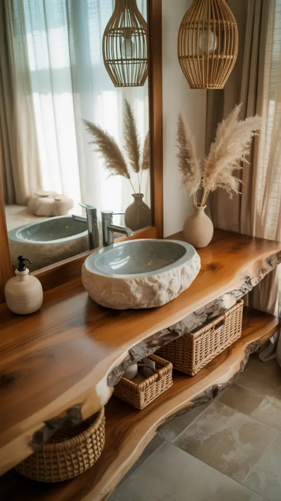 Earthy Bathroom Ideas with Neutral and Organic Tones for a Calm, Spa-Inspired Retreat 2 Earthy Bathroom Ideas with Neutral and Organic Tones for a Calm, Spa-Inspired Retreat