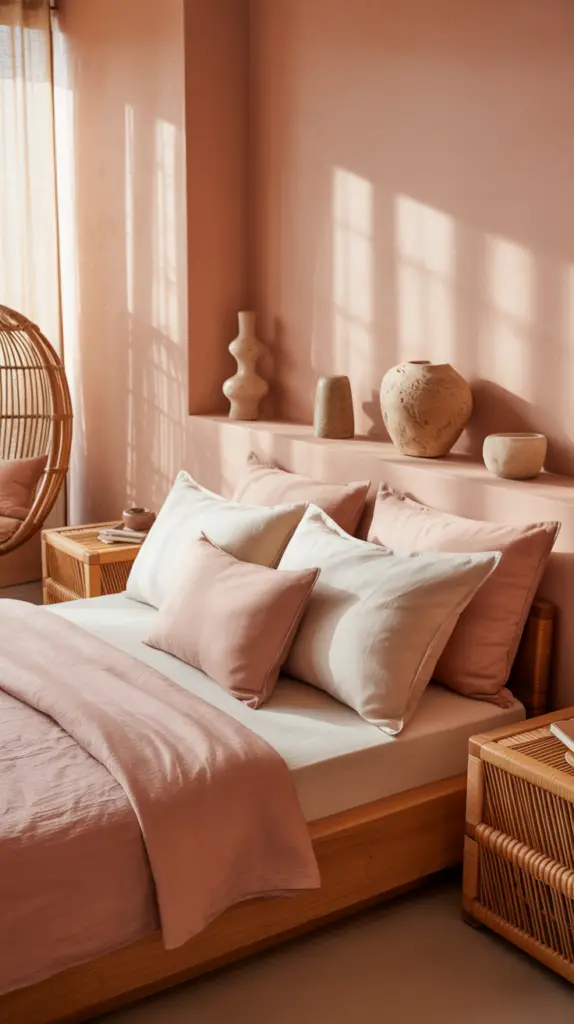 Earthy Pink Bedroom Inspiration for Stylish Interiors: Warm, Modern, and Effortlessly Chic Design Ideas 2 Earthy Pink Bedroom Inspiration for Stylish Interiors: Warm, Modern, and Effortlessly Chic Design Ideas