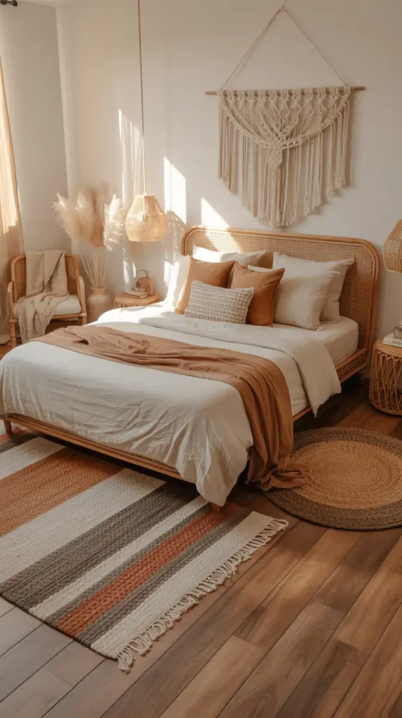 Neutral Boho Bedroom Ideas With a Modern Touch: Stylish, Serene & Effortlessly Chic Design Inspiration 2 Neutral Boho Bedroom Ideas With a Modern Touch: Stylish, Serene & Effortlessly Chic Design Inspiration