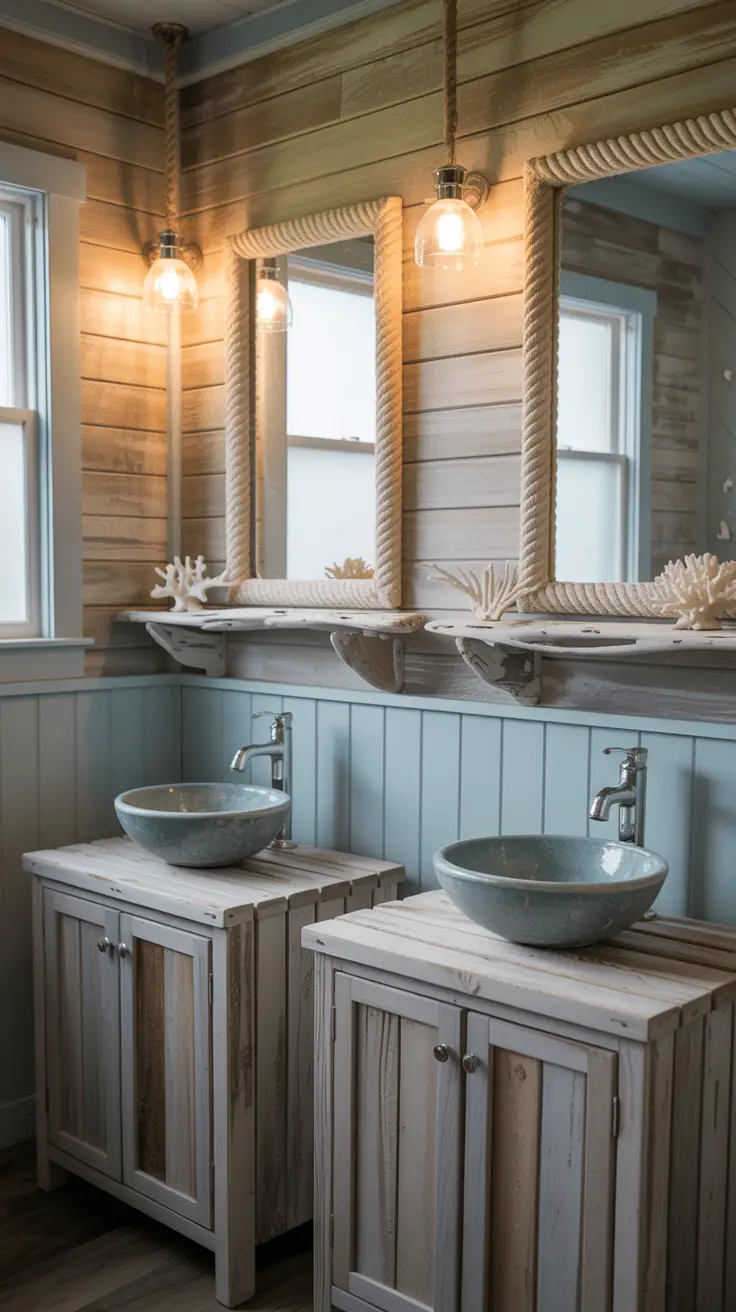Rustic Beach Bathroom Decor for Coastal Homes: Timeless Coastal Style ...