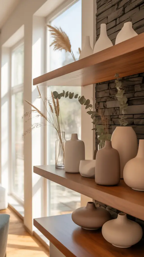 Floating Shelves Living Room Ideas for a Calm Aesthetic: Stylish, Minimal, and Serene Design Inspiration 2 Floating Shelves Living Room Ideas for a Calm Aesthetic: Stylish, Minimal, and Serene Design Inspiration