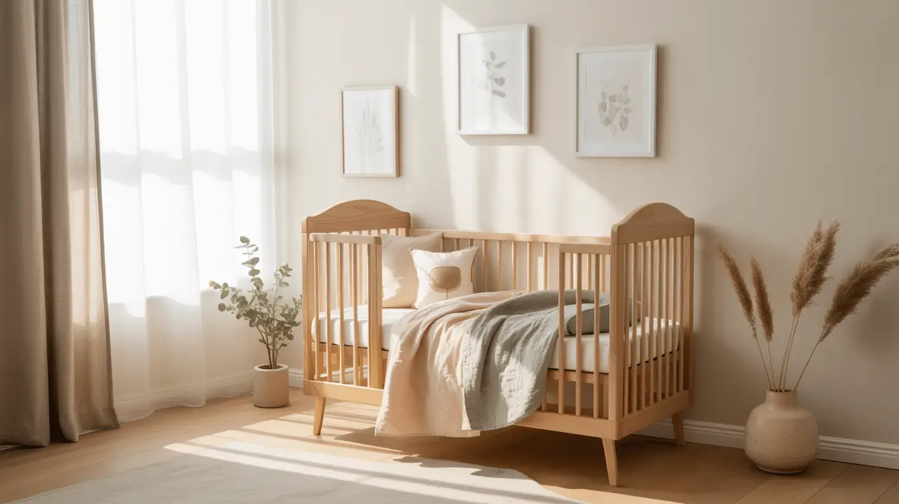 Minimal Floral Nursery Design With Natural Touches: A Soft, Serene ...