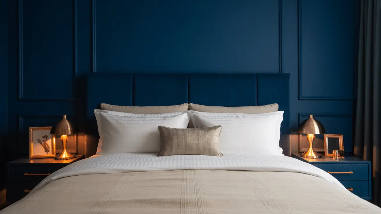 Moody and Chic Dark Blue Bedrooms Inspiration for Stylish, Dramatic Interiors