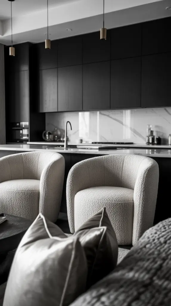 Sleek and Stylish Black and White House Interiors for Modern, Timeless Living 2 Sleek and Stylish Black and White House Interiors for Modern, Timeless Living