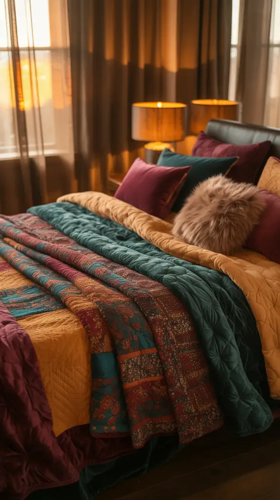Cozy Colorful Bedding Ideas for Vibrant Bedroom Décor That Feels Warm and Expressive 2 Cozy Colorful Bedding Ideas for Vibrant Bedroom Décor That Feels Warm and Expressive